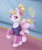 Size: 998x1187 | Tagged: safe, artist:dusthiel, hoofer steps, earth pony, pony, on your marks, ballerina, ballet, clothes, female, leg warmers, looking at you, mare, mirror, plot, raised hoof, raised leg, reflection, smiling, smiling at you, solo, tongue out, tutu