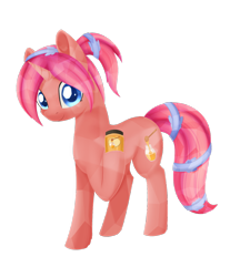 Size: 1024x1185 | Tagged: safe, artist:dusthiel, oc, oc only, oc:honey flower, crystal pony, unicorn, crystal unicorn, female, mare, simple background, solo, transparent background