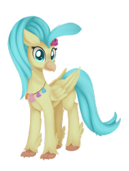 Size: 1024x1351 | Tagged: safe, artist:dusthiel, princess skystar, classical hippogriff, hippogriff, my little pony: the movie, simple background, smiling, solo, transparent background