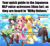 Size: 640x590 | Tagged: safe, derpibooru import, applejack, pinkie pie, rainbow dash, rarity, human, anime, bushiroad, clothes, cordelia glauca, hercule barton, nero yuzurizaki, pantyhose, sameface, sherlock shellingford, tantei opera milky holmes, voice actor