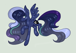 Size: 1137x790 | Tagged: safe, artist:hunterthewastelander, princess luna, alicorn, pony, female, mare, solo