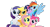 Size: 1980x1080 | Tagged: safe, artist:lostzilla, derpibooru import, applejack, fluttershy, pinkie pie, rainbow dash, rarity, twilight sparkle, earth pony, pegasus, pony, unicorn, female, flutterpie, lesbian, mane six, rarijack, shipping, twidash