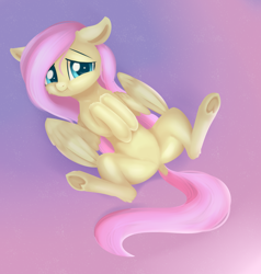 Size: 1720x1804 | Tagged: safe, artist:dusthiel, fluttershy, pegasus, pony, dock, female, heart, heart hoof, mare, solo, spread legs, spreading