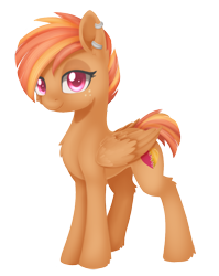 Size: 1012x1274 | Tagged: safe, artist:dusthiel, oc, oc only, oc:patchwork dreams, pegasus, pony, ear piercing, female, freckles, lidded eyes, mare, piercing, simple background, solo, transparent background