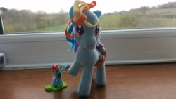 Size: 5312x2988 | Tagged: safe, derpibooru import, rainbow dash, pony, cute, don't talk to me or my son ever again, funrise, irl, kinder egg, photo, plushie