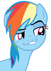 Size: 3200x4444 | Tagged: safe, artist:9x18, rainbow dash, pegasus, pony, daring don't, absurd resolution, simple background, smugdash, solo, transparent background, vector