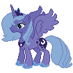 Size: 105x105 | Tagged: safe, artist:mathematiciennejusticiere, princess luna, alicorn, pony, s1 luna, solo, spread wings, wings