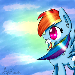 Size: 1024x1024 | Tagged: safe, artist:dashiepl, derpibooru import, rainbow dash, pegasus, pony, detailed background, female, mare, solo