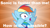 Size: 1024x576 | Tagged: safe, rainbow dash, pegasus, pony, drama bait, image macro, solo, sonic the hedgehog, sonic the hedgehog (series)