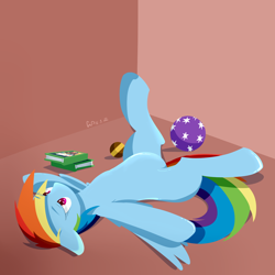 Size: 1500x1500 | Tagged: safe, artist:gndriver, derpibooru import, rainbow dash, pegasus, pony, female, mare, simple background, solo