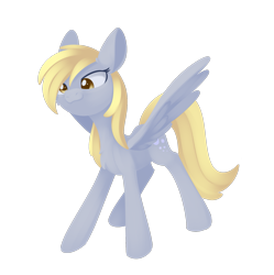 Size: 1593x1599 | Tagged: safe, artist:dusthiel, derpy hooves, pegasus, pony, atg 2020, cheek fluff, chest fluff, cute, derpabetes, female, mare, newbie artist training grounds, simple background, solo, transparent background