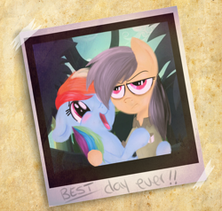 Size: 1332x1269 | Tagged: safe, artist:8-blit-poni, daring do, rainbow dash, pegasus, pony, daring don't, dashface, photo