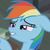 Size: 924x916 | Tagged: safe, screencap, rainbow dash, pegasus, pony, daring don't, dat butt, lip bite, meme, out of context, reaction image, solo