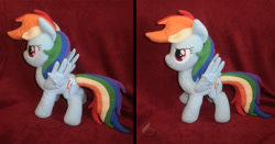 Size: 1600x840 | Tagged: safe, artist:obcor, derpibooru import, rainbow dash, irl, photo, plushie, solo