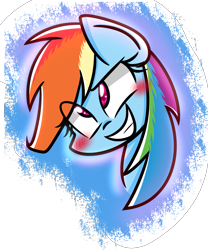 Size: 1333x1600 | Tagged: safe, artist:artypaints, derpibooru import, rainbow dash, pegasus, pony, bust, portrait, solo