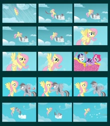 Size: 1399x1600 | Tagged: safe, derpibooru import, fluttershy, pinkie pie, rainbow dash, rarity, twilight sparkle, earth pony, pegasus, pony, unicorn, discorded, official, william bradford