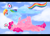 Size: 700x500 | Tagged: safe, artist:coco214, derpibooru import, pinkie pie, rainbow dash, earth pony, pegasus, pony, female, flying, lesbian, pinkiedash, shipping