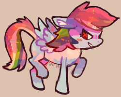 Size: 578x465 | Tagged: safe, artist:cherivinca, derpibooru import, part of a set, rainbow dash, pegasus, pony, solo