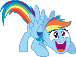 Size: 837x629 | Tagged: safe, artist:jeatz-axl, rainbow dash, pegasus, pony, daring don't, faic, fangirl, simple background, solo, svg, transparent background, vector