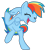 Size: 2198x2400 | Tagged: safe, rainbow dash, pegasus, pony, flight to the finish, female, mare, simple background, solo, transparent background