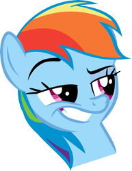 Size: 4000x5190 | Tagged: safe, artist:erikngn, rainbow dash, pegasus, pony, absurd resolution, dreamworks face, simple background, solo, transparent background, vector