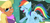 Size: 634x294 | Tagged: safe, screencap, ms. harshwhinny, rainbow dash, earth pony, pegasus, pony, flight to the finish, female, mare