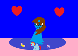 Size: 1083x784 | Tagged: artist needed, safe, derpibooru import, fluttershy, rainbow dash, twilight sparkle, oc, oc:sandra garcia, pegasus, pony, 1000 hours in ms paint, i had an accident, ms paint, plushie, spongebob squarepants, toy