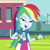 Size: 720x720 | Tagged: safe, derpibooru import, screencap, rainbow dash, equestria girls, cropped, solo