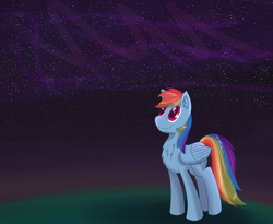 Size: 5500x4500 | Tagged: safe, artist:darklordsnuffles, derpibooru import, rainbow dash, pegasus, pony, absurd resolution, night, sky, solo