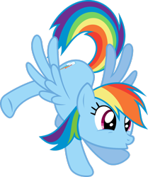 Size: 1024x1222 | Tagged: safe, artist:filpapersoul, rainbow dash, pegasus, pony, simple background, solo, transparent background, vector