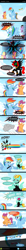 Size: 600x5753 | Tagged: safe, artist:ladyanidraws, derpibooru import, lightning dust, rainbow dash, scootaloo, oc, oc:shadow edge, pegasus, pony, comic, i am the night, notice me senpai