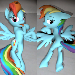 Size: 1920x1920 | Tagged: safe, artist:lukewop, derpibooru import, rainbow dash, pegasus, pony, 3d, body pillow, body pillow design, butt, female, gmod, looking at you, lying down, on back, on bed, plot, solo, spread wings, spreading, sultry pose, tongue out