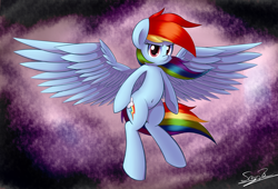 Size: 3450x2350 | Tagged: safe, artist:sheandog, derpibooru import, rainbow dash, pegasus, pony, belly button, solo, spread wings