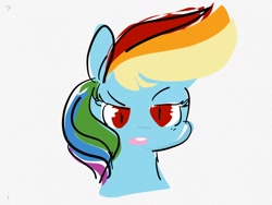 Size: 1024x768 | Tagged: safe, artist:supernoncutie, rainbow dash, pegasus, pony, female, mare, simple background, solo