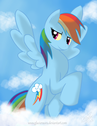 Size: 2550x3300 | Tagged: safe, artist:roselinath, rainbow dash, pegasus, pony, jaundice, palindrome get, solo