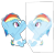 Size: 3048x3000 | Tagged: safe, artist:sollace, derpibooru import, rainbow dash, pegasus, pony, baby, baby dash, baby pony, cute, dashabetes, diaper, filly, filly rainbow dash, foal, heartwarming, lol, mirror, simple background, sitting, solo, transparent background, vector, younger