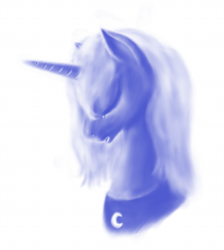 Size: 800x894 | Tagged: safe, artist:grayma1k, princess luna, alicorn, pony, bust, crying, eyes closed, monochrome, profile, s1 luna, sad, simple background, solo, white background