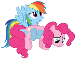 Size: 5448x4322 | Tagged: safe, artist:really-unimportant, derpibooru import, pinkie pie, rainbow dash, earth pony, pegasus, pony, .ai available, absurd resolution, simple background, transparent background, vector