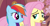 Size: 1152x608 | Tagged: safe, screencap, fluttershy, rainbow dash, pegasus, pony, bats!, meme, youtube caption