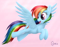 Size: 3200x2501 | Tagged: safe, artist:galekz, derpibooru import, rainbow dash, pegasus, pony, female, mare, simple background, solo