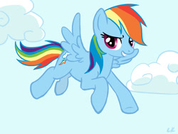 Size: 800x600 | Tagged: safe, artist:ponjii, rainbow dash, pegasus, pony, female, mare, simple background, solo