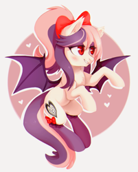 Size: 802x1000 | Tagged: safe, artist:lightning-stars, oc, oc only, oc:sweet velvet, bat pony, pony, solo