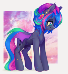 Size: 792x854 | Tagged: safe, artist:lightning-stars, oc, oc only, oc:madeline, bat pony, pony, solo