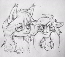 Size: 2048x1774 | Tagged: safe, artist:lightning-stars, artist:ls_skylight, oc, oc only, oc:ellis, oc:lightning star, bat pony, pony, :p, bat pony oc, chest fluff, ellning, eye clipping through hair, tongue out, traditional art