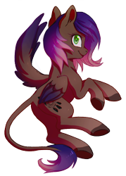 Size: 644x898 | Tagged: safe, artist:lightning-stars, oc, oc only, oc:evening howler, pegasus, pony, female, mare, simple background, solo, transparent background