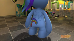 Size: 1024x576 | Tagged: safe, rainbow dash, pegasus, pony, 3d, modnation racers, plot, solo