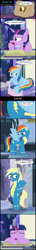 Size: 1746x12021 | Tagged: safe, artist:toxic-mario, derpibooru import, derpy hooves, rainbow dash, twilight sparkle, twilight sparkle (alicorn), alicorn, pegasus, pony, newbie dash, absurd resolution, comic, female, mare, wonderbolts uniform