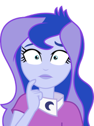 Size: 4723x6285 | Tagged: safe, artist:luckreza8, color edit, edit, editor:slayerbvc, princess luna, vice principal luna, equestria girls, friendship games, photo finished, .svg available, absurd resolution, lipstick, looking at you, oh crap face, simple background, solo, transparent background, vector, vector edit