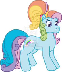 Size: 900x1033 | Tagged: safe, artist:colossalstinker, rainbow dash, rainbow dash (g3), g3, solo