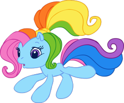 Size: 1000x828 | Tagged: safe, artist:colossalstinker, rainbow dash, pegasus, pony, g3.5, simple background, solo, transparent background, vector